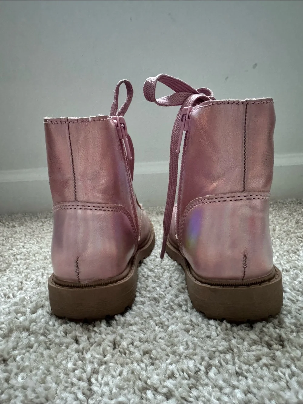11c Shiny Pink Boots
